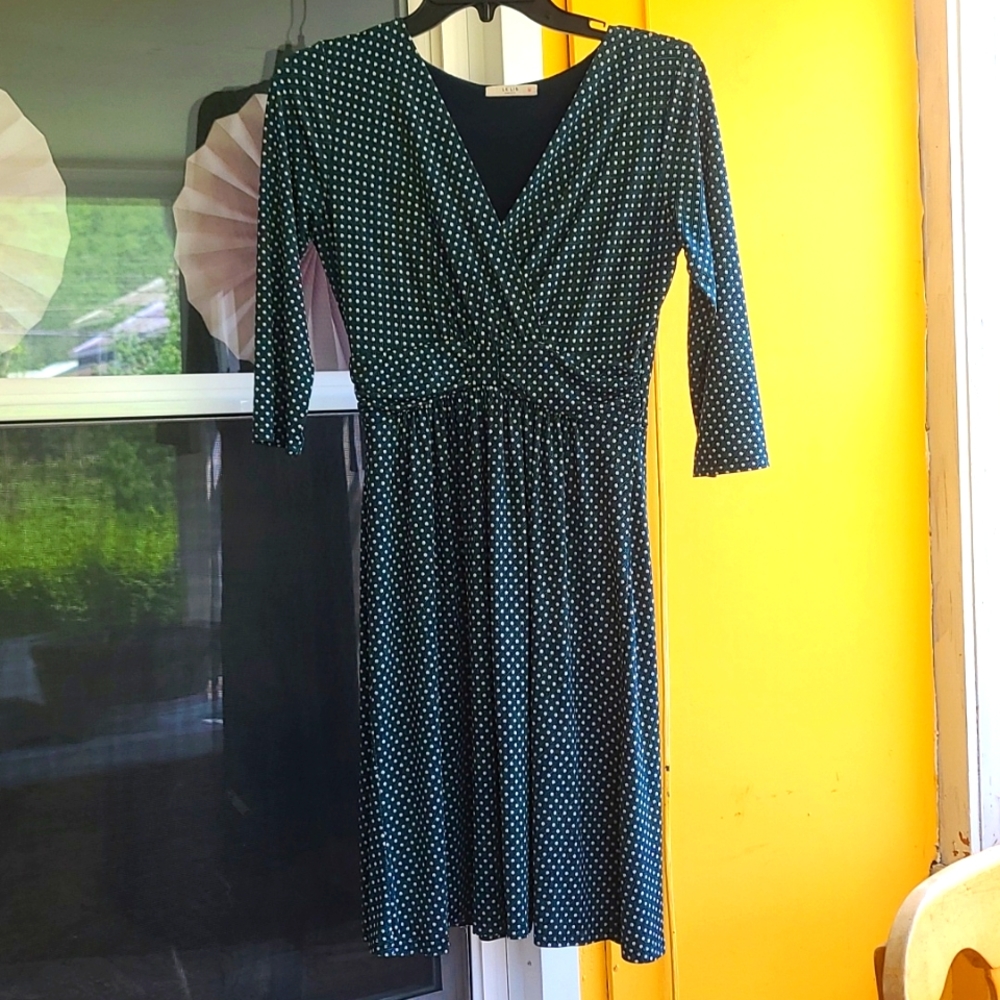 Green Long Sleeve Dress